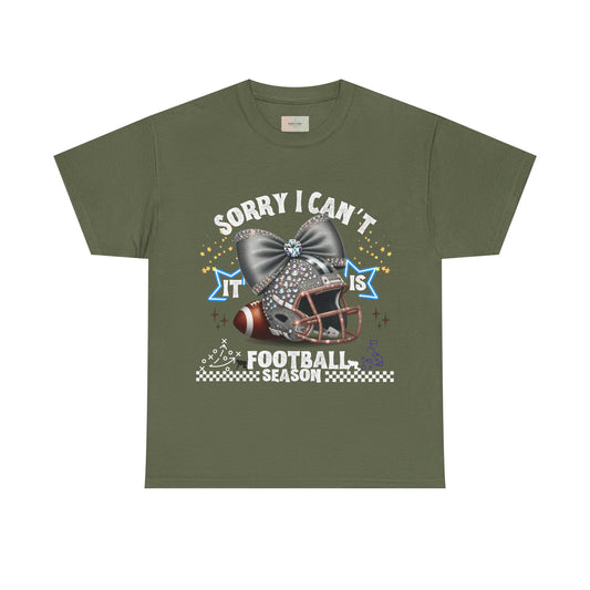 Football Season Bling Tee, Funny Football T-Shirt, Fall Sports Shirt, Unisex Graphic Tee, Gift for Sports Fans