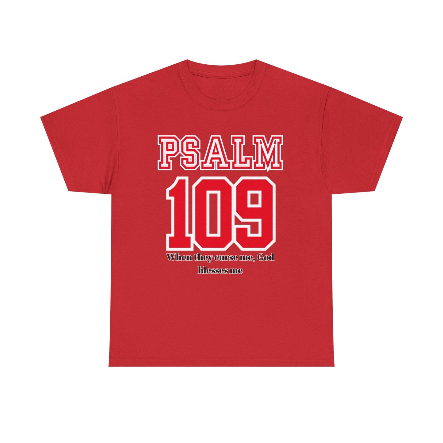 Inspirational Psalm 109 T-Shirt, Faith Tee, Religious Apparel, Unisex Graphic Tee, Christian Gift, Spiritual Wear, Bible Verse Clothing