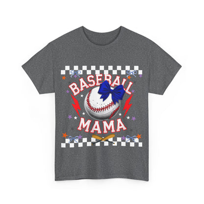 Baseball Mama Tee - Perfect for Sports Moms, Birthday Gift, Game Day Top, Summer Style, Casual Wear, Team Spirit