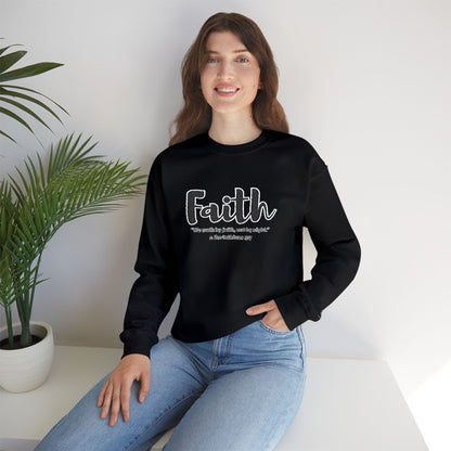 Faith-Inspired Crewneck Sweatshirt, Inspirational Quote Crewneck Sweatshirt, Cozy Sweatshirt, Unisex Gift, Casual Wear, Motivational Apparel, Perfect for Any Occasion