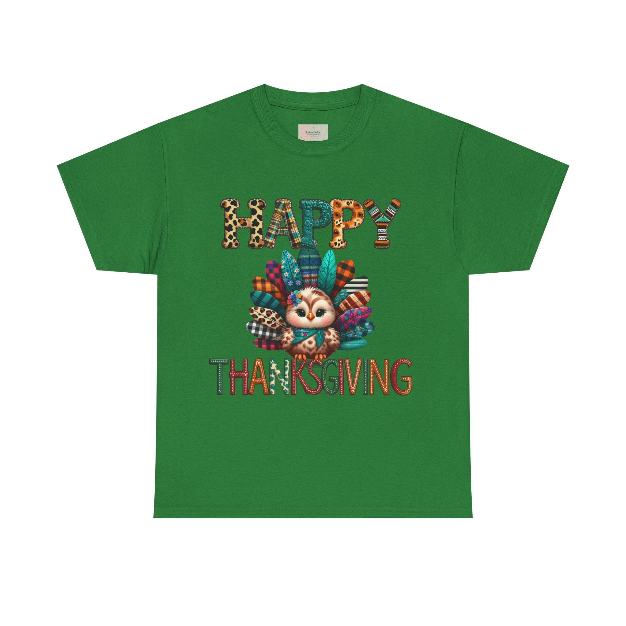 Thanksgiving Turkey T-Shirt, Unisex Heavy Cotton Tee for Fall, Family Gatherings, Holiday Celebrations, Cute Graphic Tee, Turkey Day Shirt