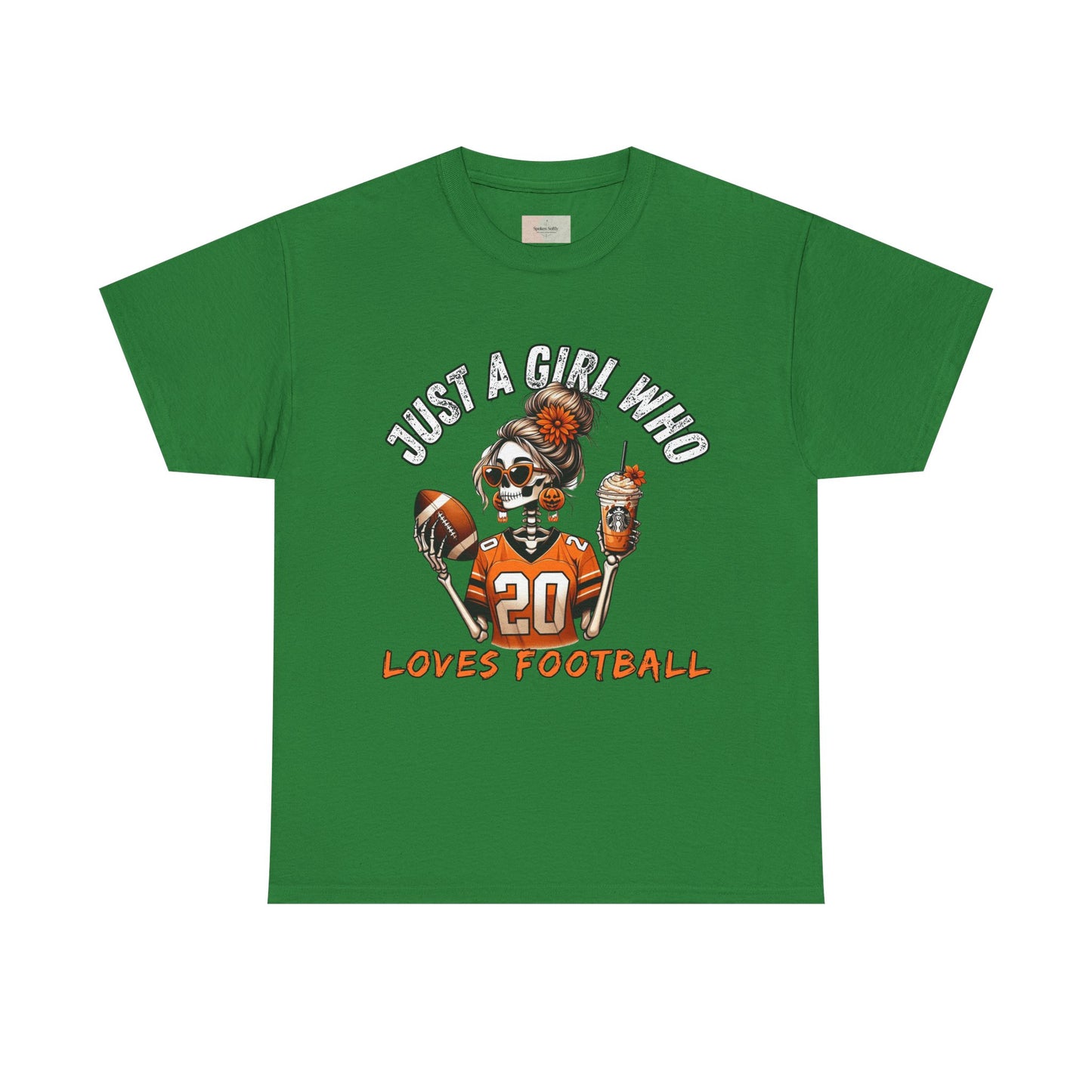 Just a Girl Who Loves Football Unisex Tee, Casual Sports T-Shirt, Football Fan Gift, Game Day Apparel, Fall Sports Top