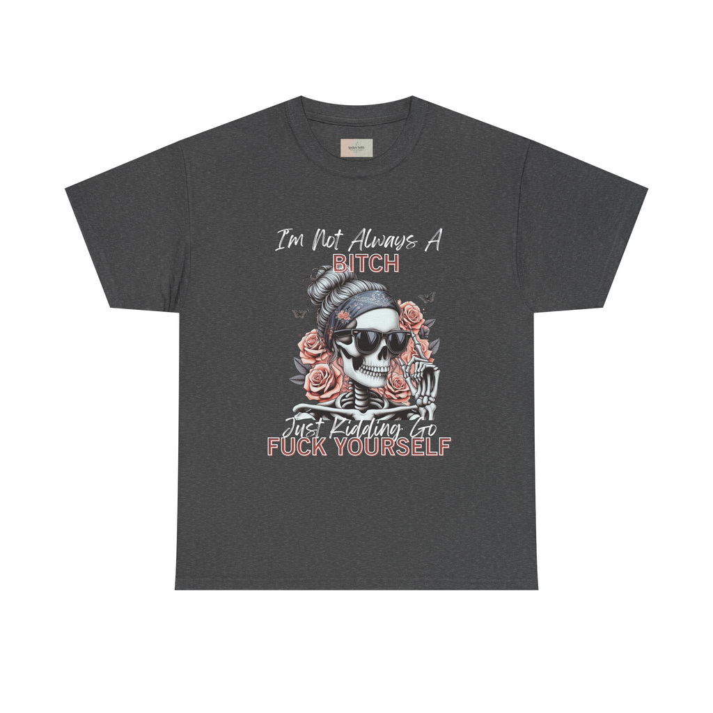 Edgy Graphic Tee, Funny Skull Shirt, Unisex Cotton T-Shirt, Gift for Her, Halloween Shirt, Alternative Fashion