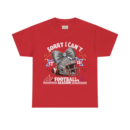 Football Season Bling Tee, Funny Football T-Shirt, Fall Sports Shirt, Unisex Graphic Tee, Gift for Sports Fans