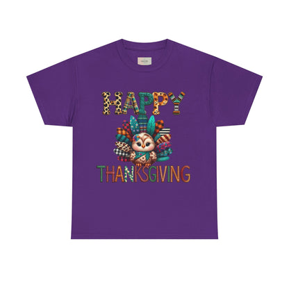 Thanksgiving Turkey T-Shirt, Unisex Heavy Cotton Tee for Fall, Family Gatherings, Holiday Celebrations, Cute Graphic Tee, Turkey Day Shirt