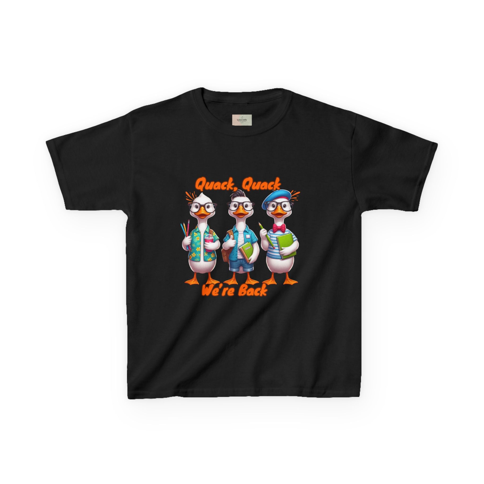 Cute Duck Graphic Kids Tee, Funny Animal T-Shirt for Children, Birthday Gift, Funny Quote Shirt, Kids Wear, Summer Outfit