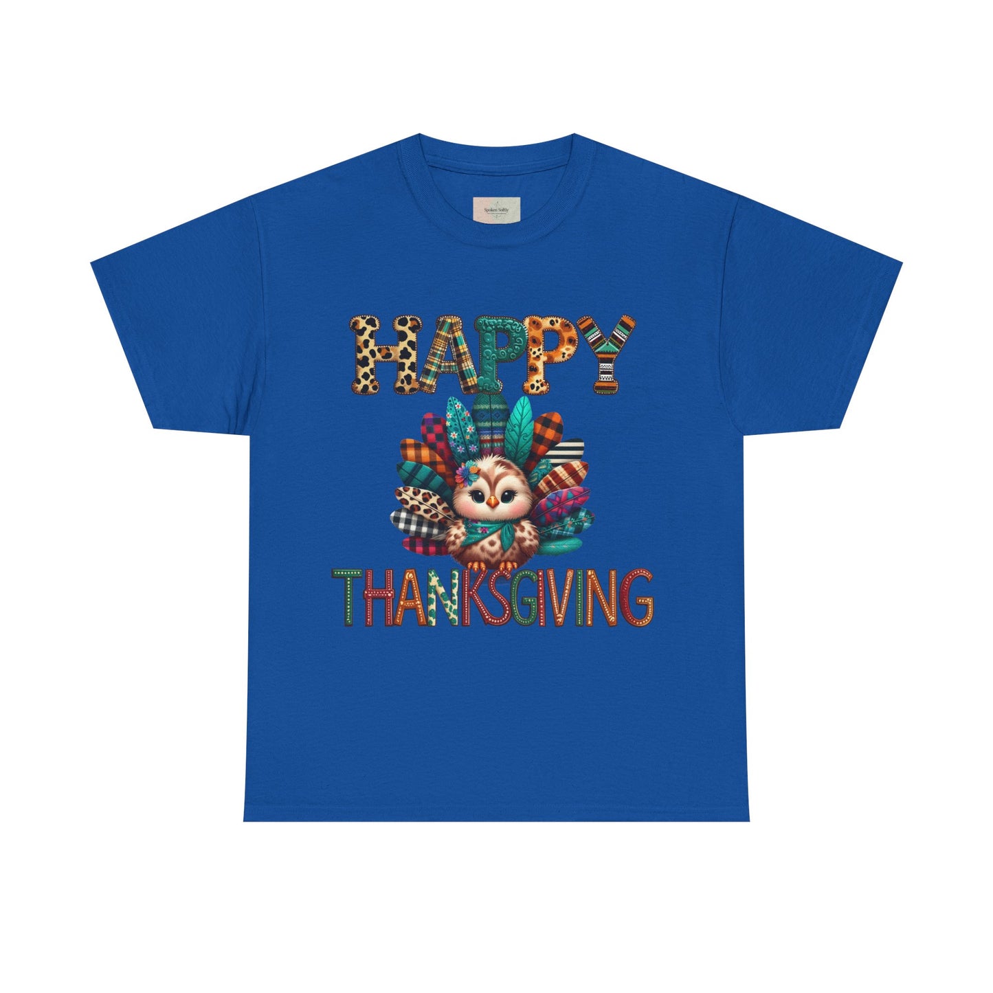 Thanksgiving Turkey T-Shirt, Unisex Heavy Cotton Tee for Fall, Family Gatherings, Holiday Celebrations, Cute Graphic Tee, Turkey Day Shirt