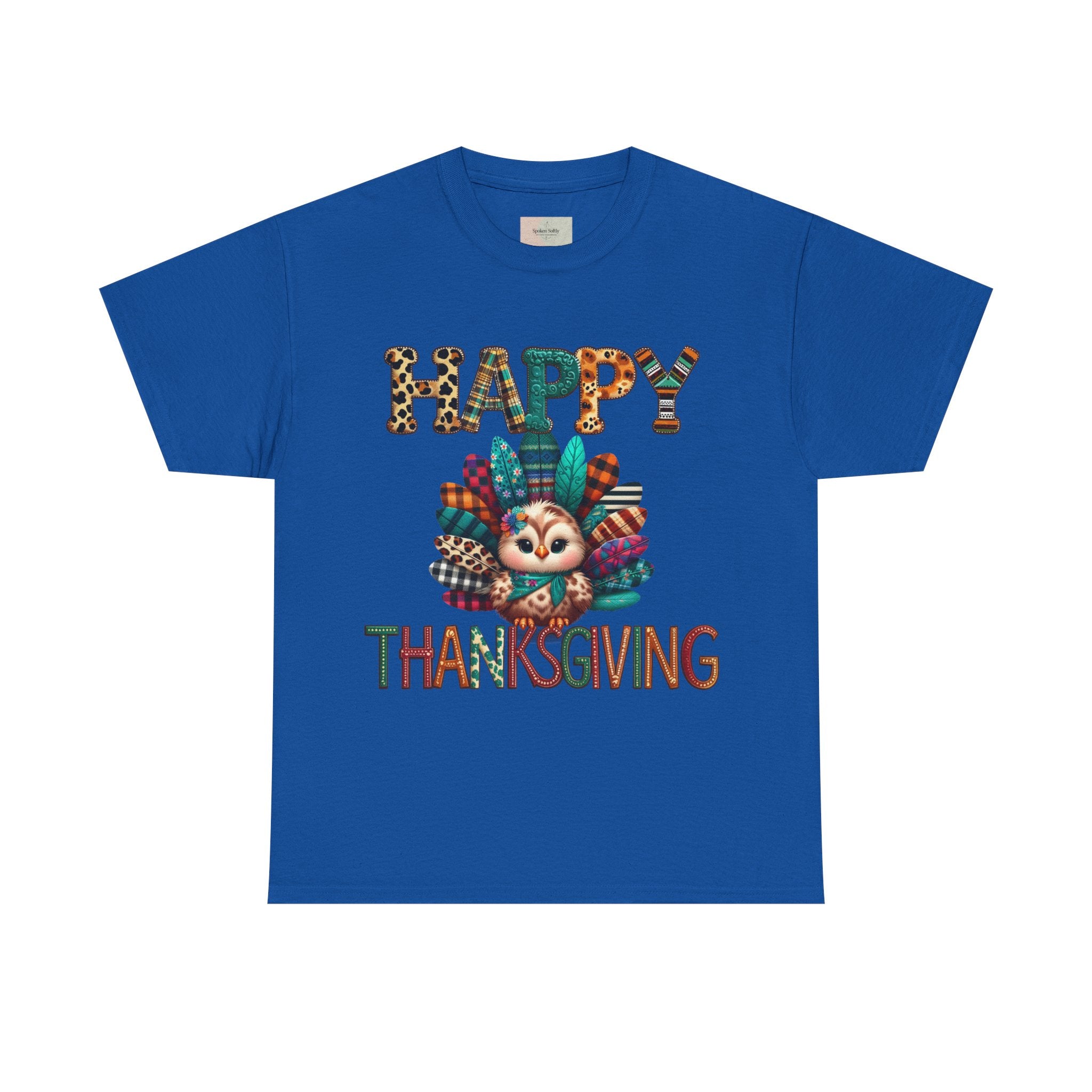 Thanksgiving Turkey T-Shirt, Unisex Heavy Cotton Tee for Fall, Family Gatherings, Holiday Celebrations, Cute Graphic Tee, Turkey Day Shirt