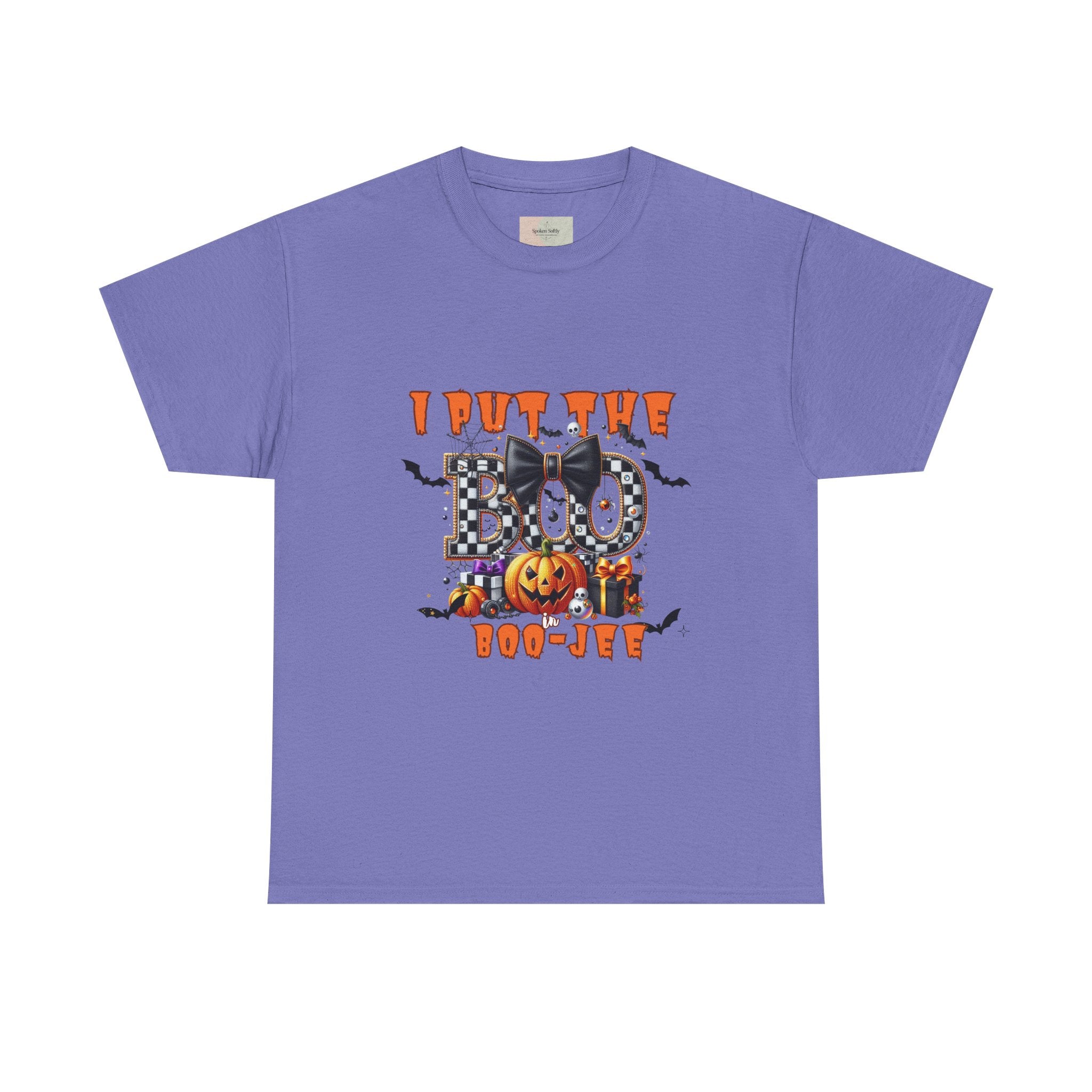Halloween Themed Unisex Tee - I Put The Boo In Boo-Jew, Cute Funny Halloween T-Shirt, Spooky Season Apparel, Halloween Party Wear, [...]