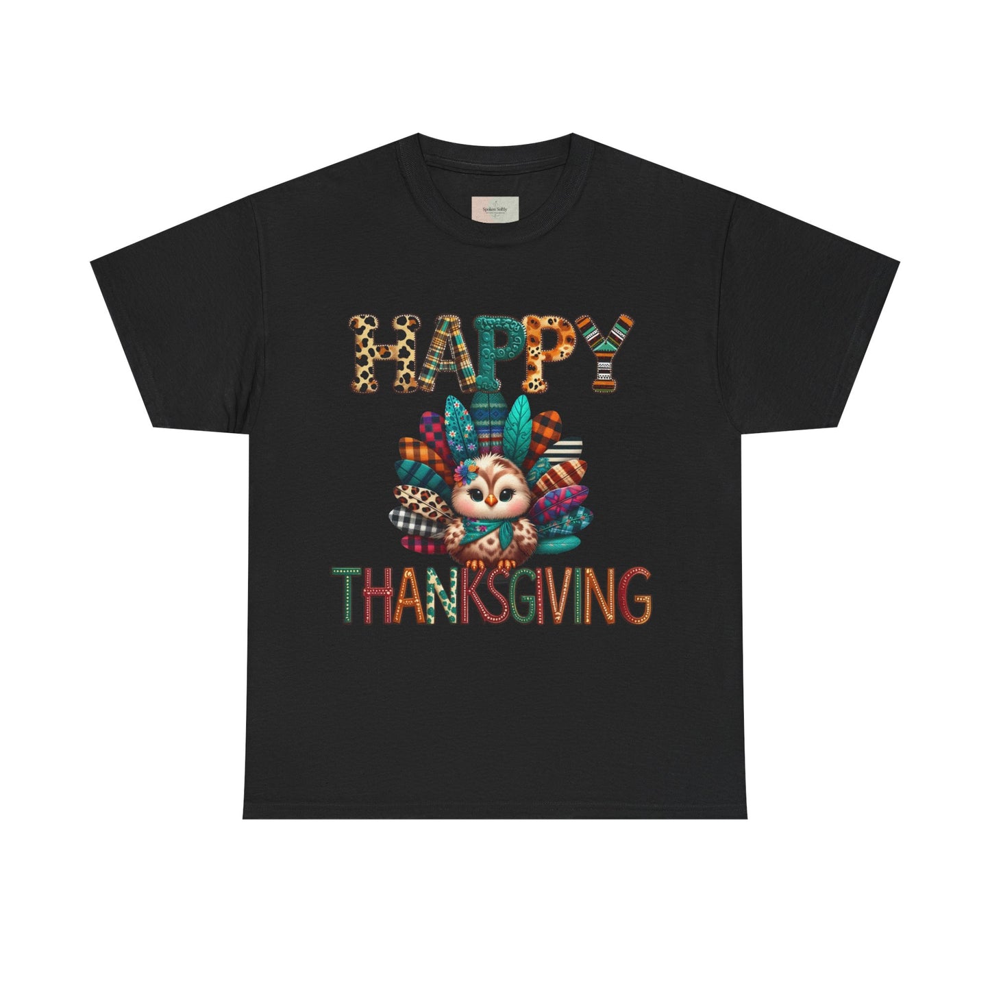 Thanksgiving Turkey T-Shirt, Unisex Heavy Cotton Tee for Fall, Family Gatherings, Holiday Celebrations, Cute Graphic Tee, Turkey Day Shirt