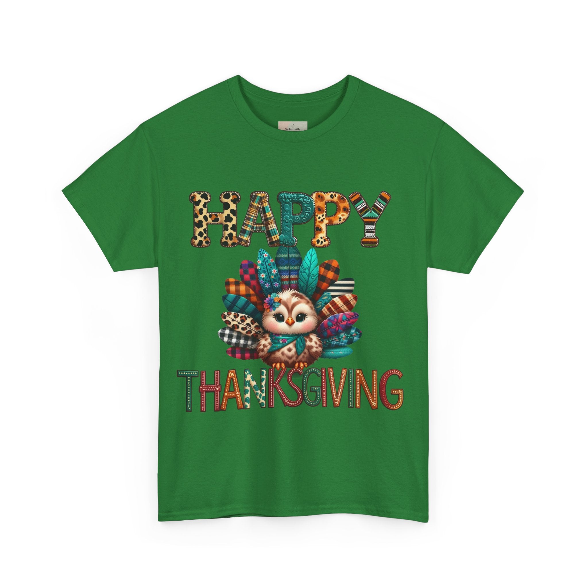 Thanksgiving Turkey T-Shirt, Unisex Heavy Cotton Tee for Fall, Family Gatherings, Holiday Celebrations, Cute Graphic Tee, Turkey Day Shirt