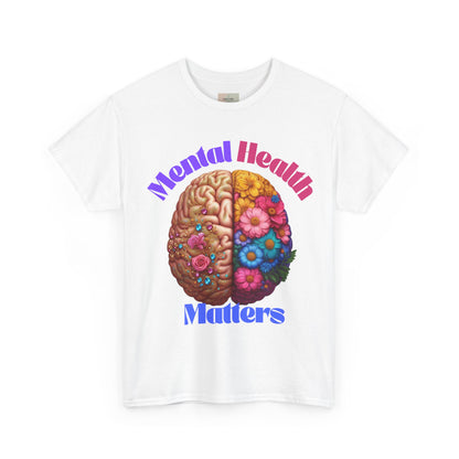 Mental Health Matters Tee, Unisex Cotton Shirt for Awareness, Gift for Self-Care, Casual Wear, Comfortable Everyday Style
