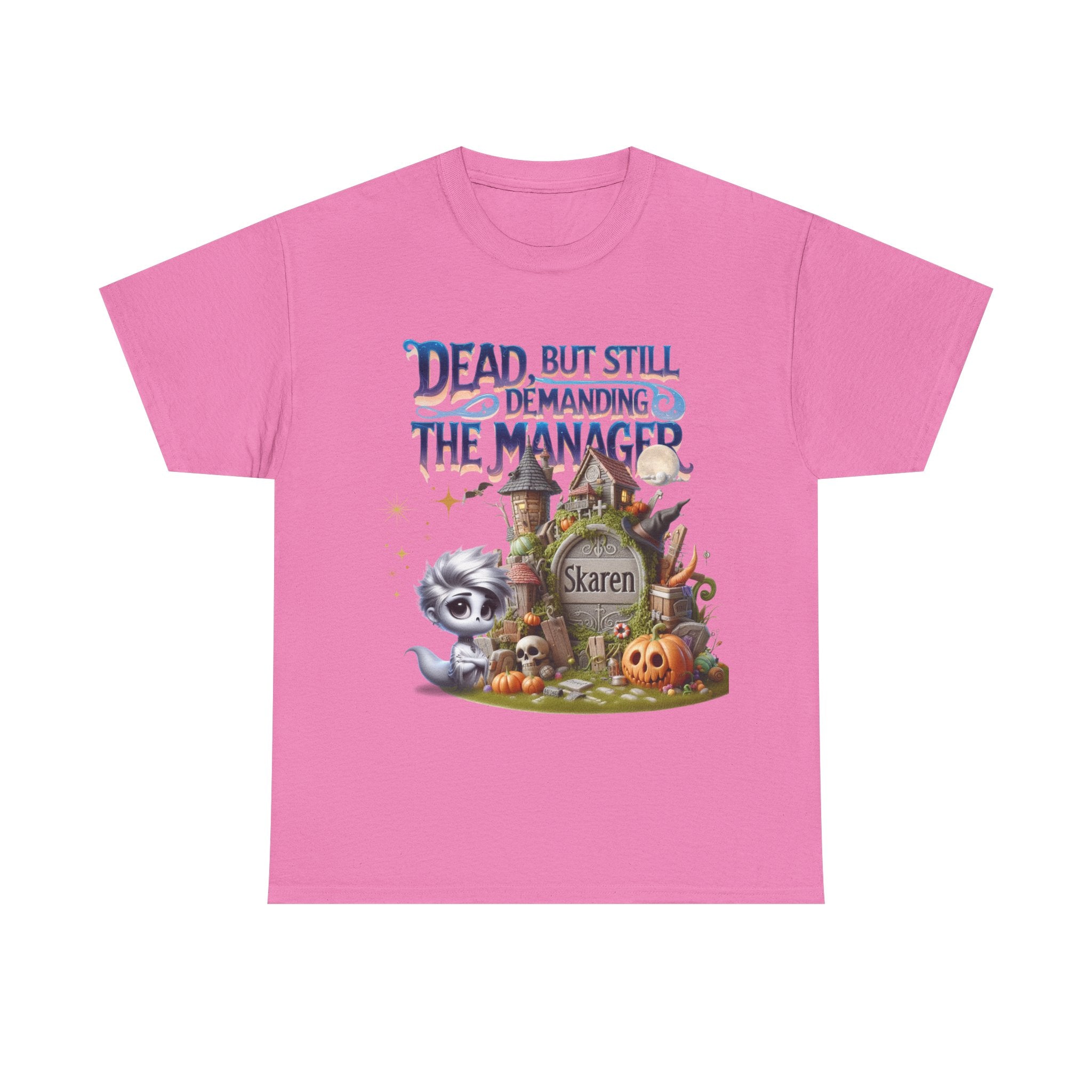 Halloween Demand Manager Tee - Funny Unisex Cotton Shirt, Gift for Karen Lovers, Spooky Season Apparel, Party T-Shirt, Humor Top