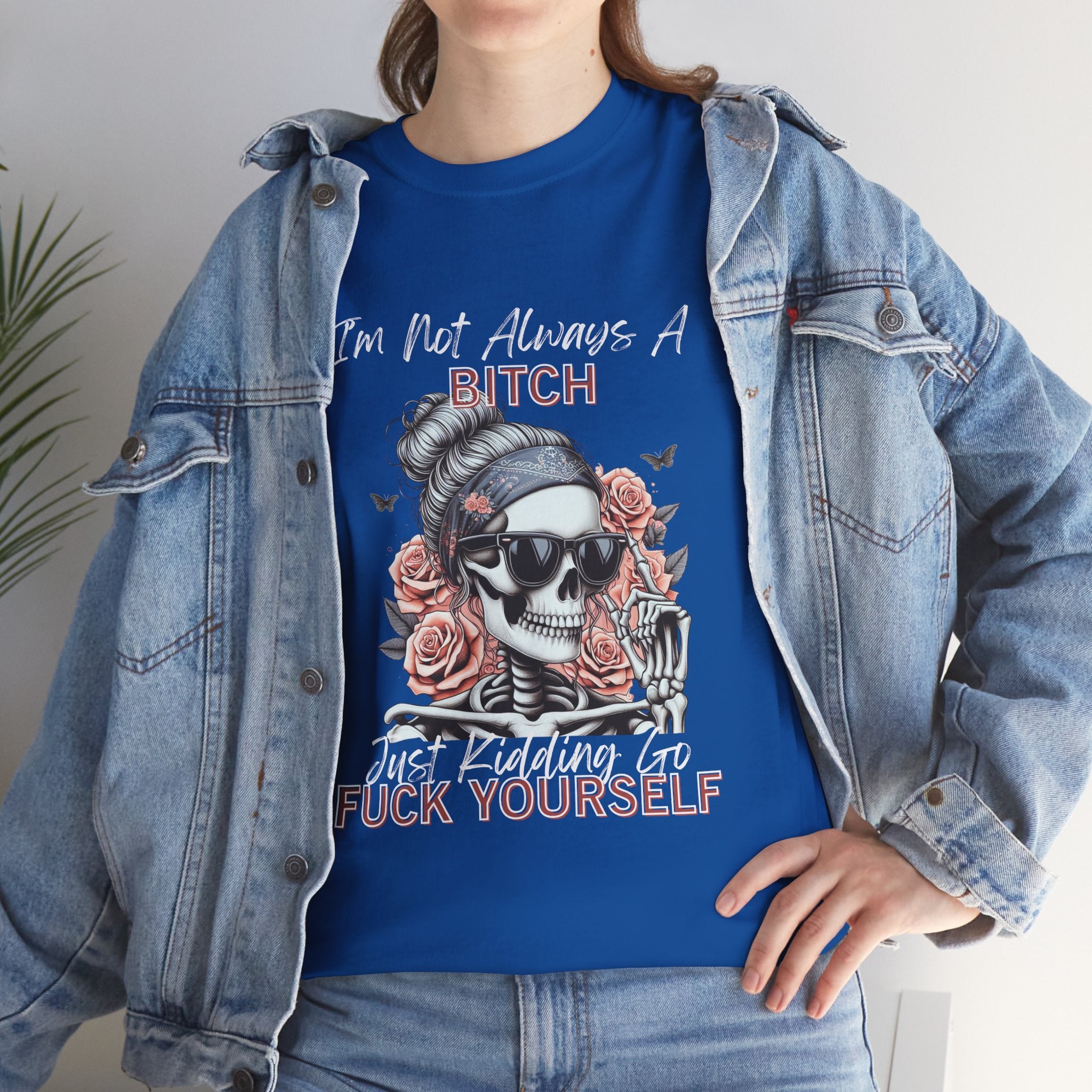 Edgy Graphic Tee, Funny Skull Shirt, Unisex Cotton T-Shirt, Gift for Her, Halloween Shirt, Alternative Fashion