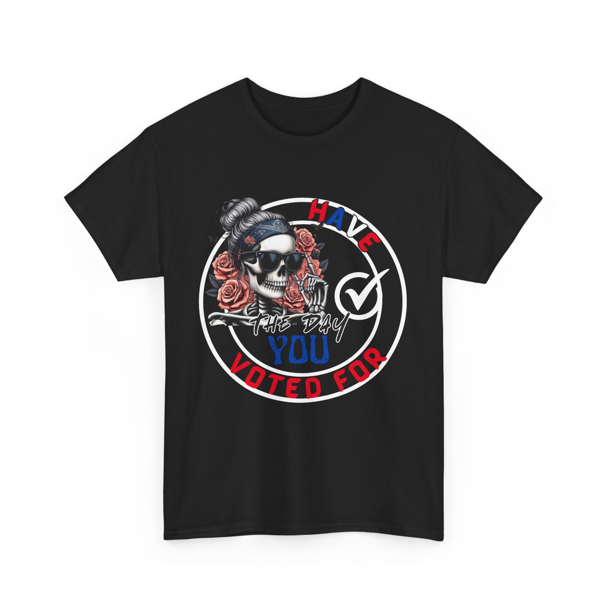 Edgy Graphic Tee, Voted For Design, Unisex Heavy Cotton Shirt, Casual Wear, Perfect for Activists, Gift for Political Events