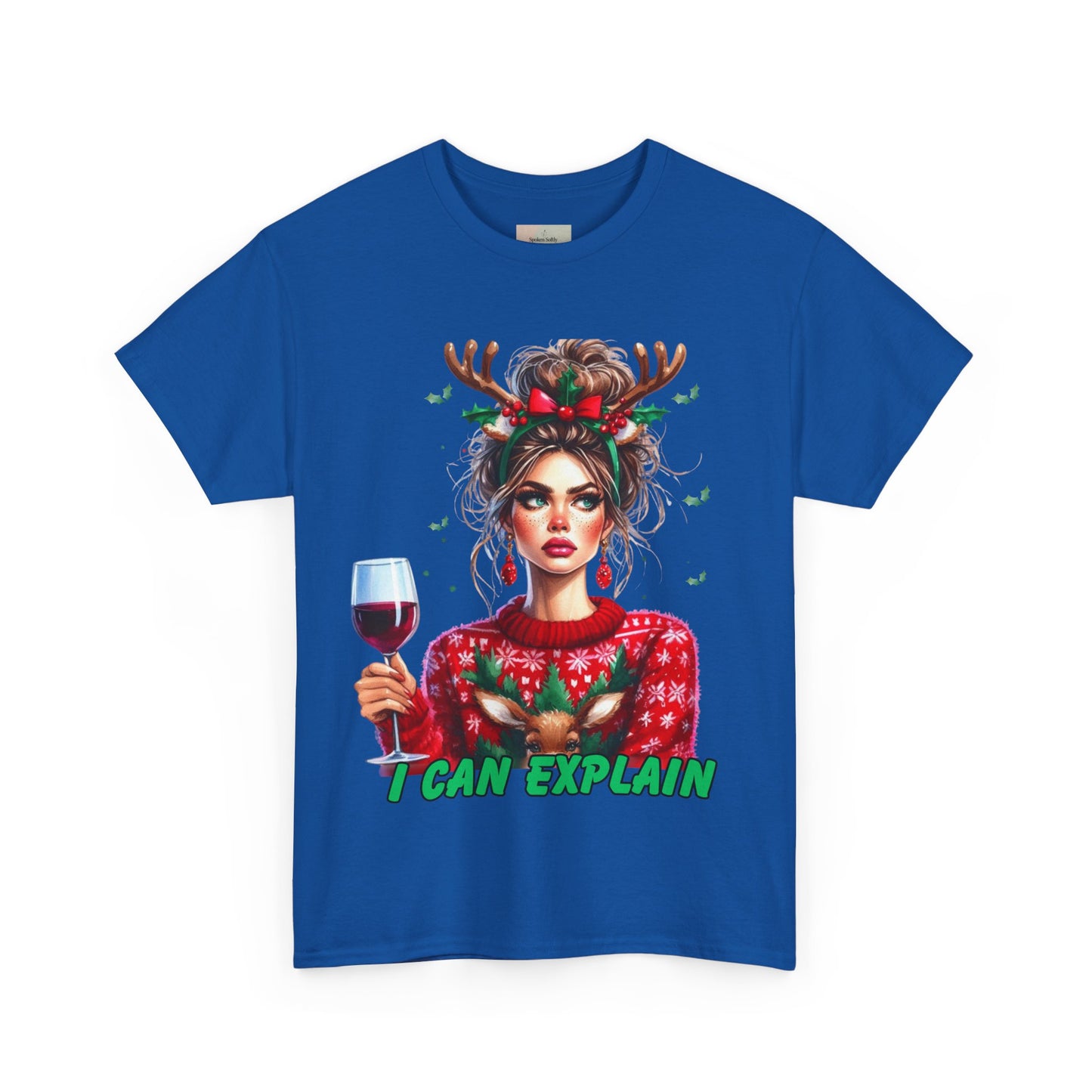 Festive Christmas Tee, I Can Explain Seasonal Top, Holiday Apparel, Unisex Holiday Shirt, Funny Christmas Outfit