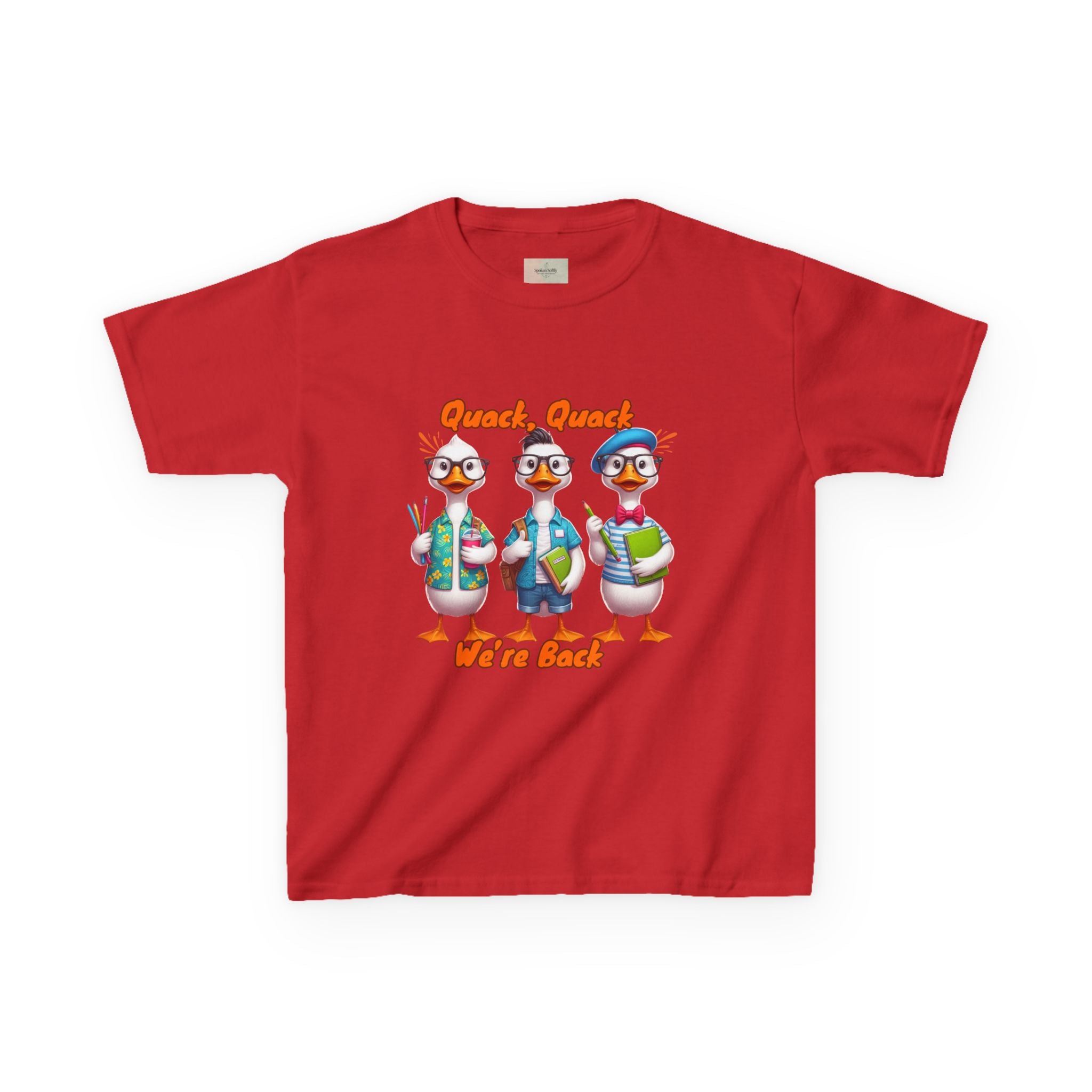 Cute Duck Graphic Kids Tee, Funny Animal T-Shirt for Children, Birthday Gift, Funny Quote Shirt, Kids Wear, Summer Outfit