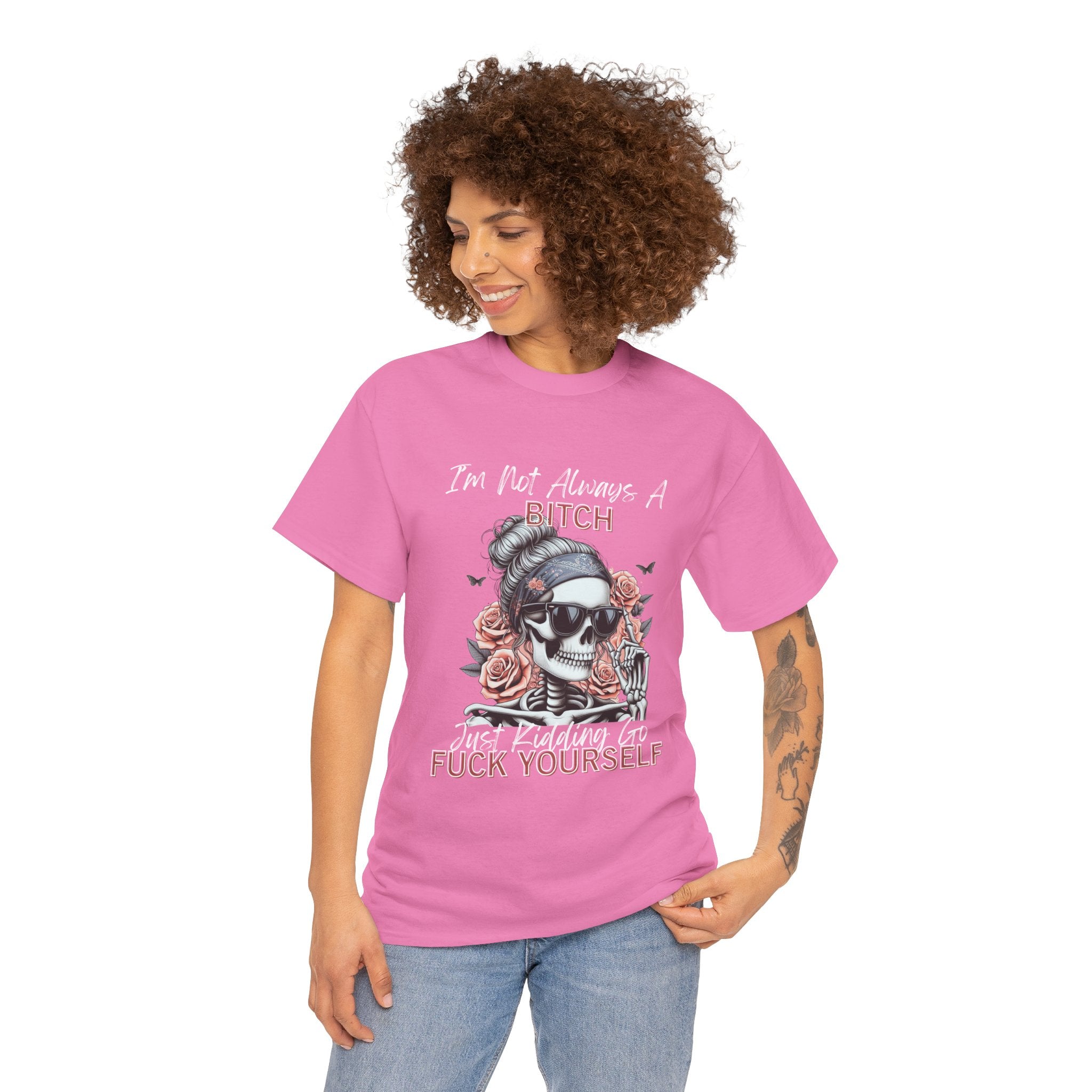 Edgy Graphic Tee, Funny Skull Shirt, Unisex Cotton T-Shirt, Gift for Her, Halloween Shirt, Alternative Fashion