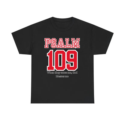 Inspirational Psalm 109 T-Shirt, Faith Tee, Religious Apparel, Unisex Graphic Tee, Christian Gift, Spiritual Wear, Bible Verse Clothing