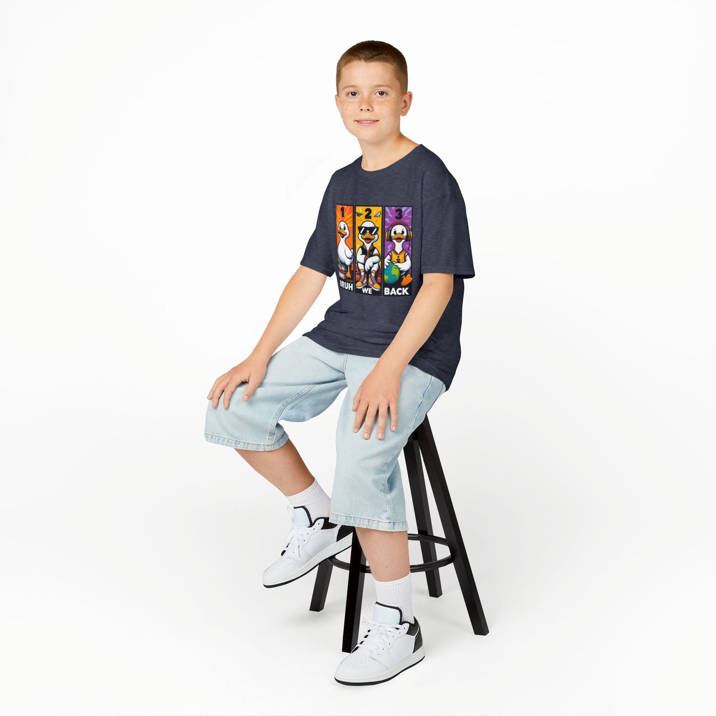 Kids' Graphic Tee | Fun Cartoon Ducks Design, Unique Kids T-Shirt, Playful Outfit, Perfect Gift for Birthdays and Parties