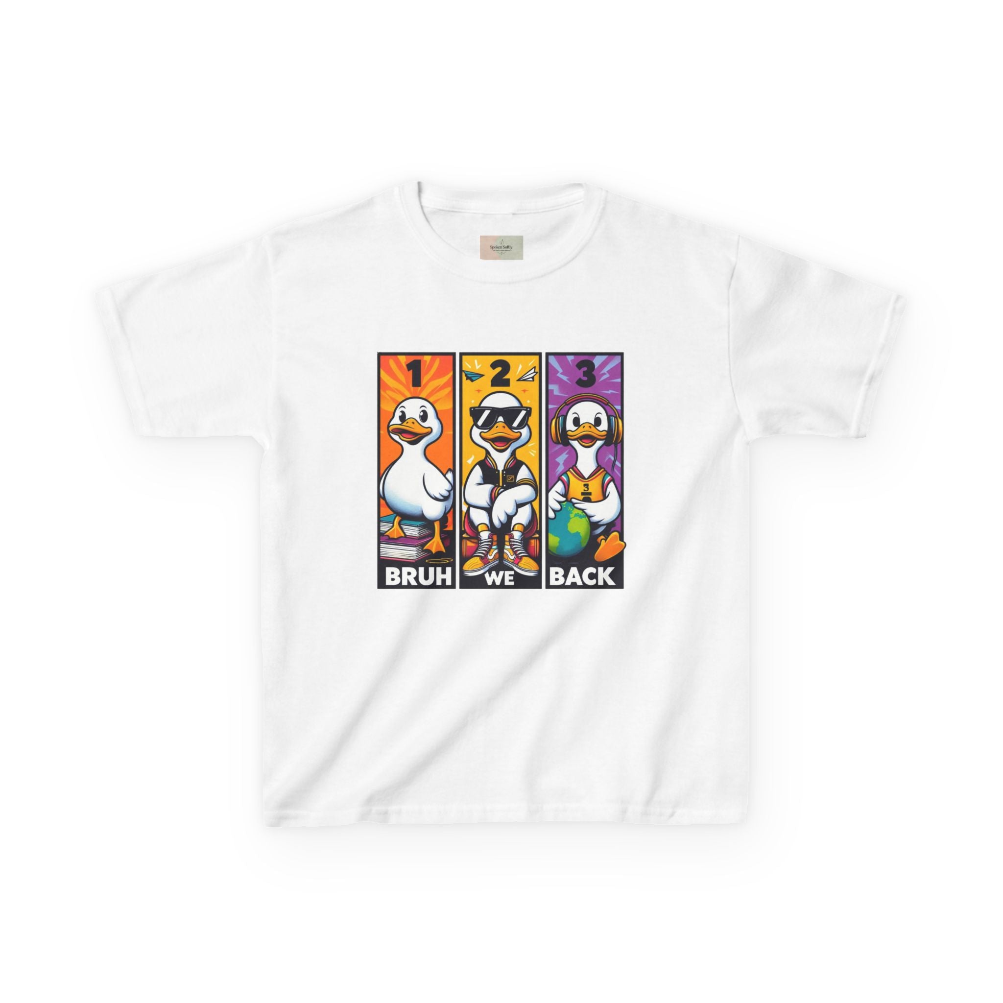 Kids' Graphic Tee | Fun Cartoon Ducks Design, Unique Kids T-Shirt, Playful Outfit, Perfect Gift for Birthdays and Parties