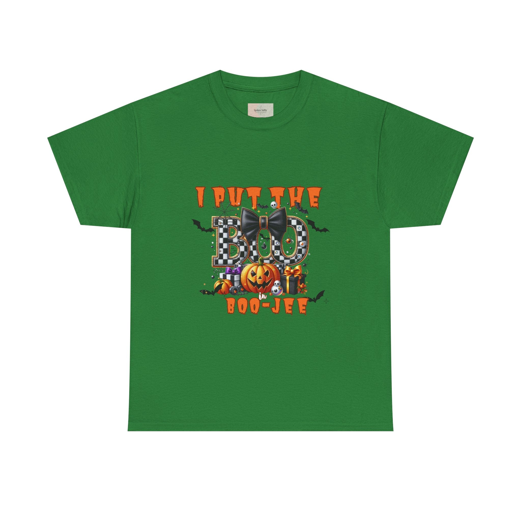 Halloween Themed Unisex Tee - I Put The Boo In Boo-Jew, Cute Funny Halloween T-Shirt, Spooky Season Apparel, Halloween Party Wear, [...]