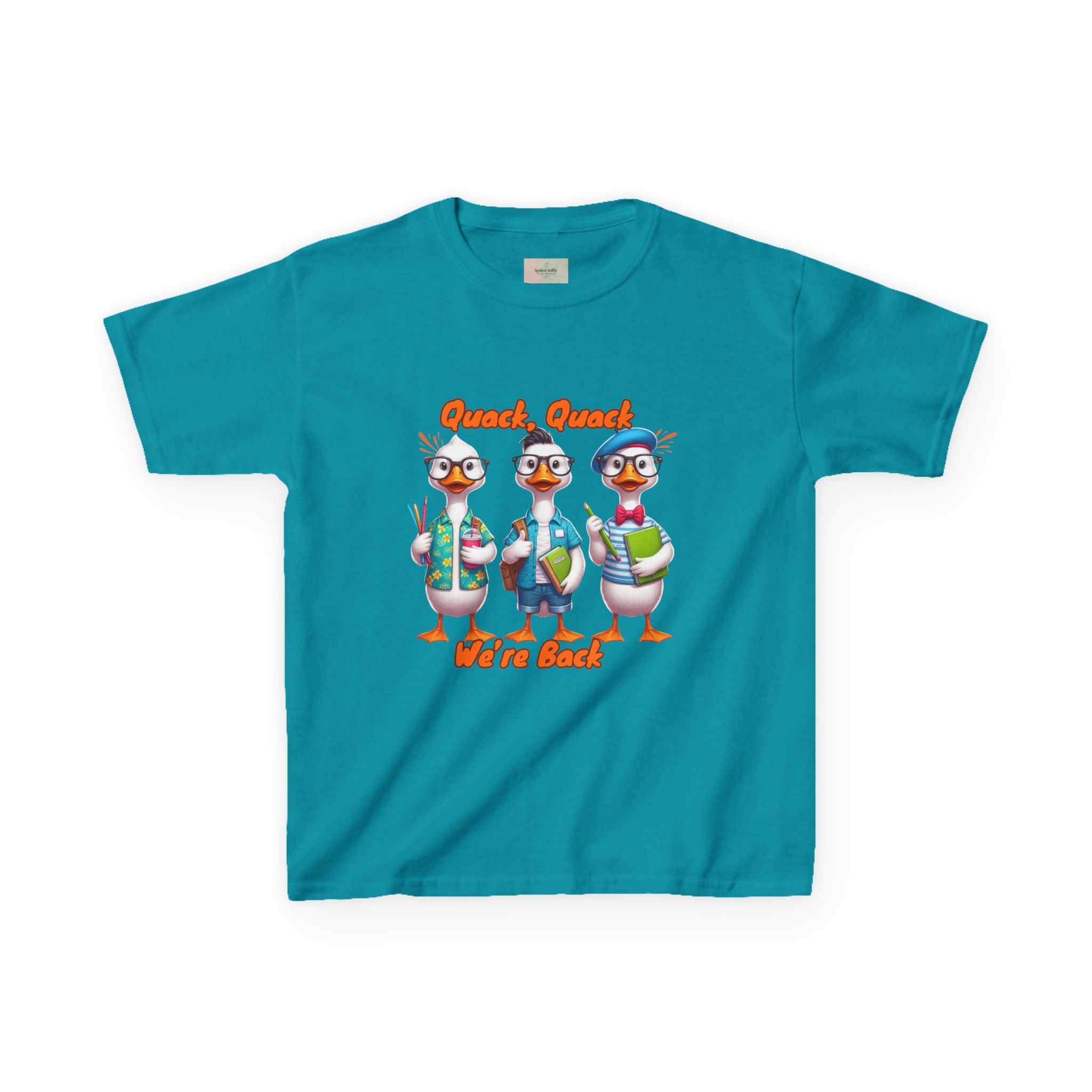 Cute Duck Graphic Kids Tee, Funny Animal T-Shirt for Children, Birthday Gift, Funny Quote Shirt, Kids Wear, Summer Outfit