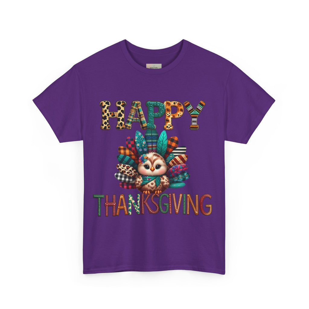 Thanksgiving Turkey T-Shirt, Unisex Heavy Cotton Tee for Fall, Family Gatherings, Holiday Celebrations, Cute Graphic Tee, Turkey Day Shirt