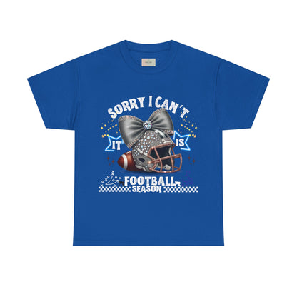 Football Season Bling Tee, Funny Football T-Shirt, Fall Sports Shirt, Unisex Graphic Tee, Gift for Sports Fans