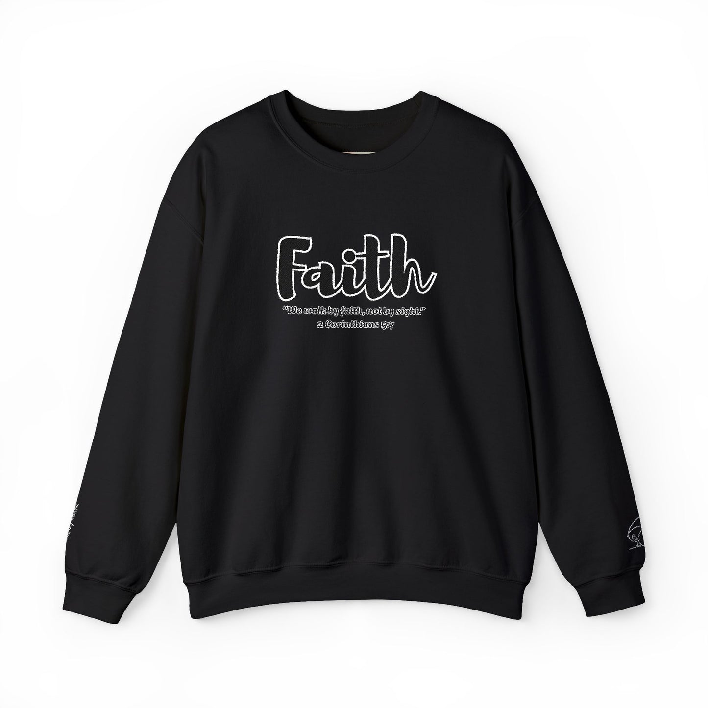 Faith-Inspired Crewneck Sweatshirt, Inspirational Quote Crewneck Sweatshirt, Cozy Sweatshirt, Unisex Gift, Casual Wear, Motivational Apparel, Perfect for Any Occasion