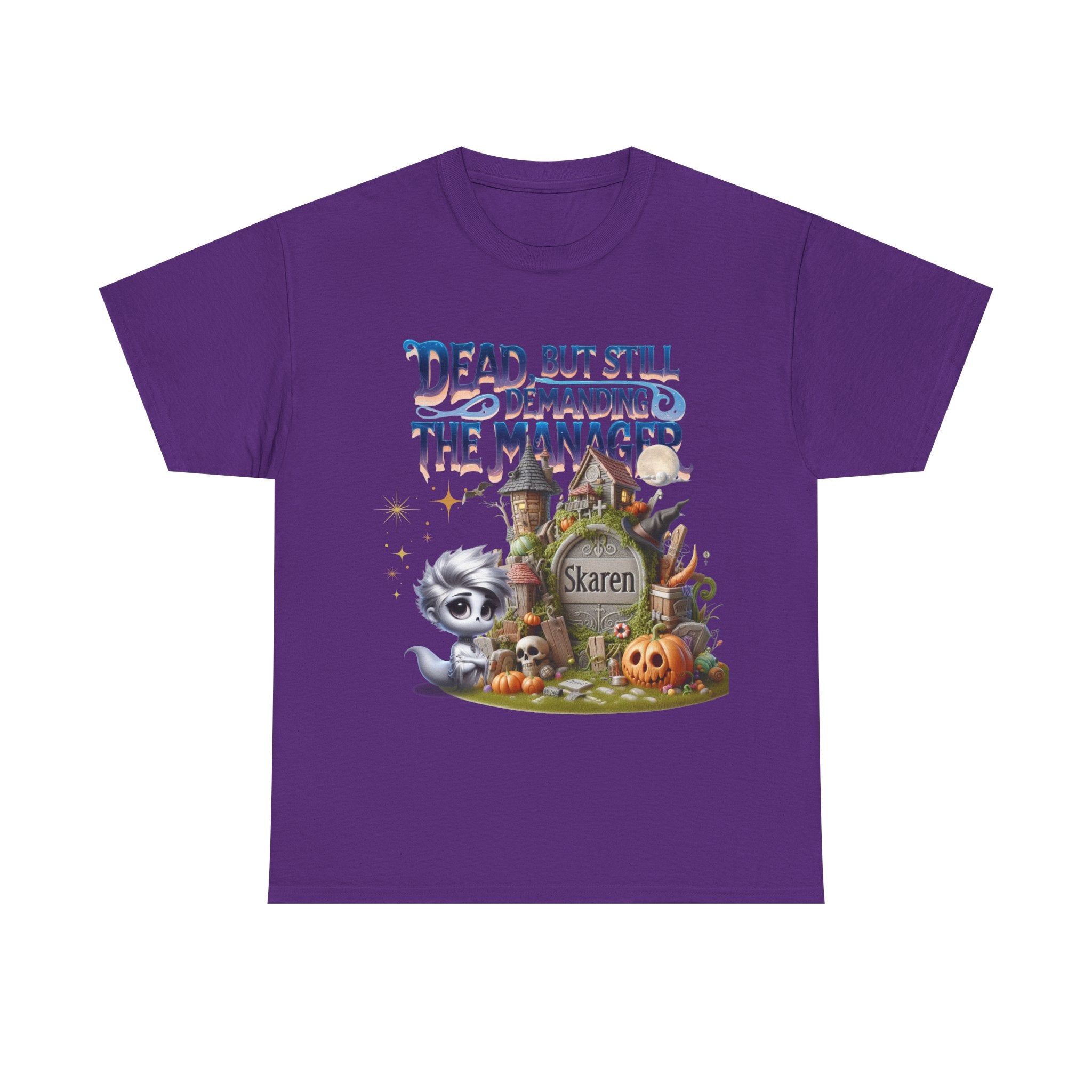 Halloween Demand Manager Tee - Funny Unisex Cotton Shirt, Gift for Karen Lovers, Spooky Season Apparel, Party T-Shirt, Humor Top