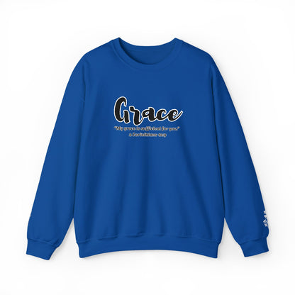 My Grace Is Sufficient Sweatshirt – Christian Crewneck, Faith-Inspired Unisex Pullover, Encouraging Gift