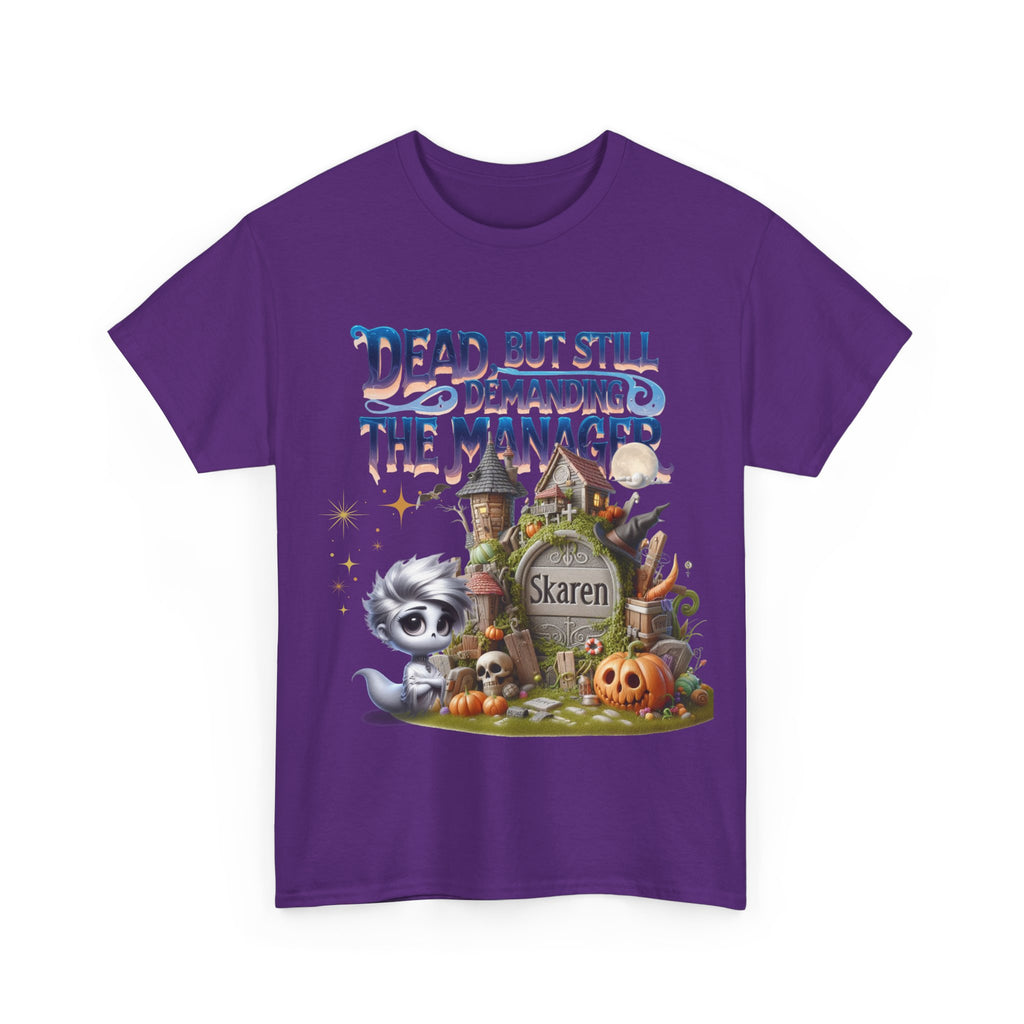 Halloween Demand Manager Tee - Funny Unisex Cotton Shirt, Gift for Karen Lovers, Spooky Season Apparel, Party T-Shirt, Humor Top