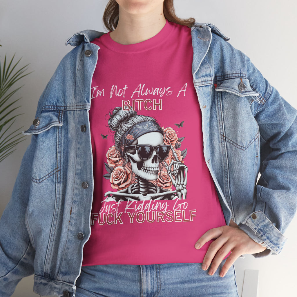 Edgy Graphic Tee, Funny Skull Shirt, Unisex Cotton T-Shirt, Gift for Her, Halloween Shirt, Alternative Fashion