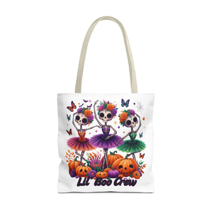 Halloween-Themed Tote Bag, Customizable Lil Boo Crew Halloween Tote, Spooky Gift Idea, Seasonal Shopping Bag, Fall Festival Accessory