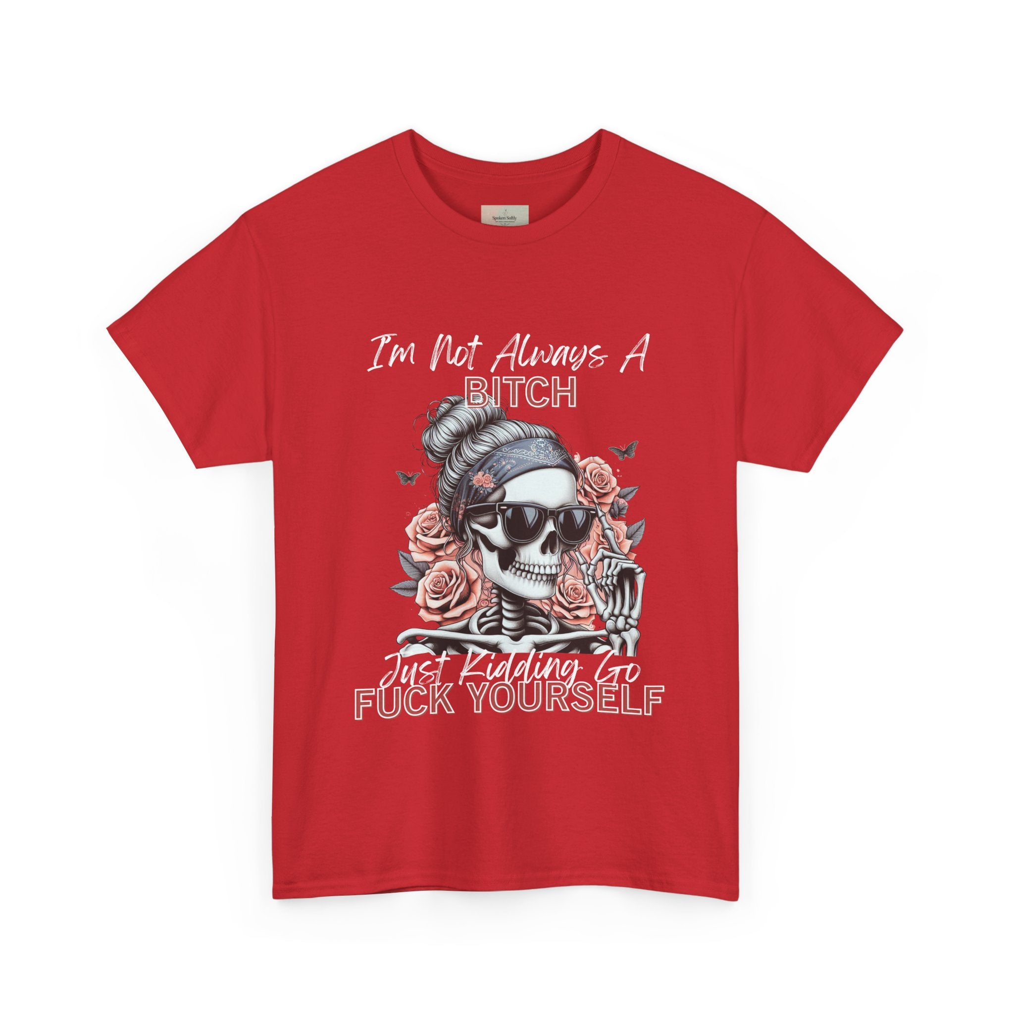 Edgy Graphic Tee, Funny Skull Shirt, Unisex Cotton T-Shirt, Gift for Her, Halloween Shirt, Alternative Fashion