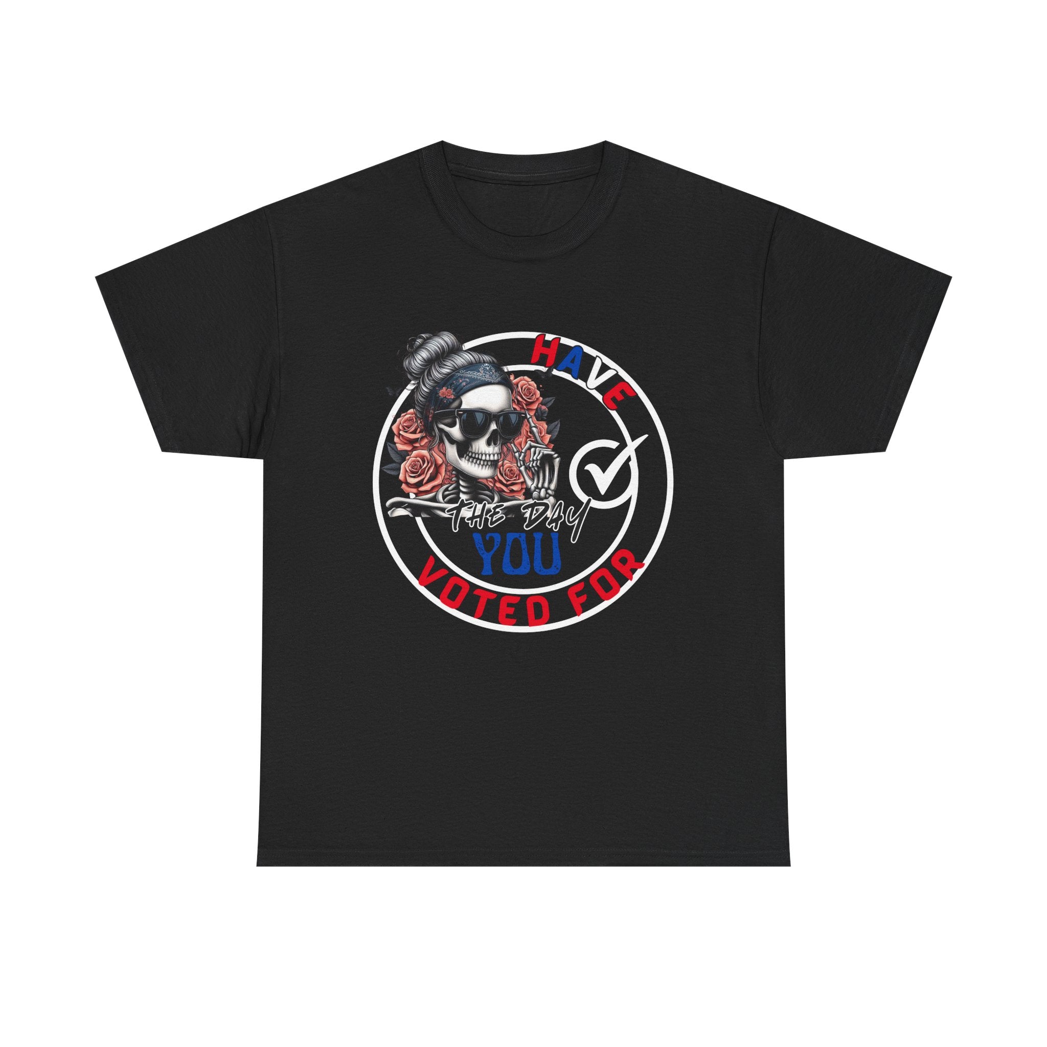 Edgy Graphic Tee, Voted For Design, Unisex Heavy Cotton Shirt, Casual Wear, Perfect for Activists, Gift for Political Events