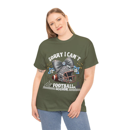 Football Season Bling Tee, Funny Football T-Shirt, Fall Sports Shirt, Unisex Graphic Tee, Gift for Sports Fans