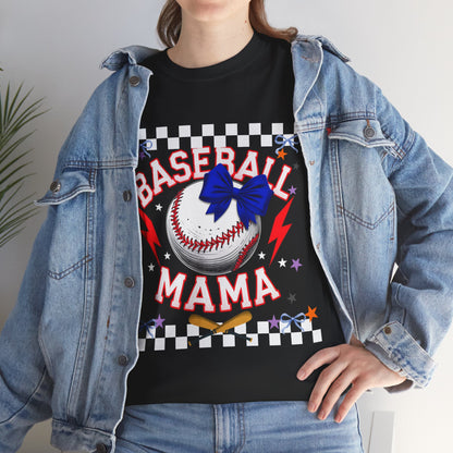 Baseball Mama Tee - Perfect for Sports Moms, Birthday Gift, Game Day Top, Summer Style, Casual Wear, Team Spirit