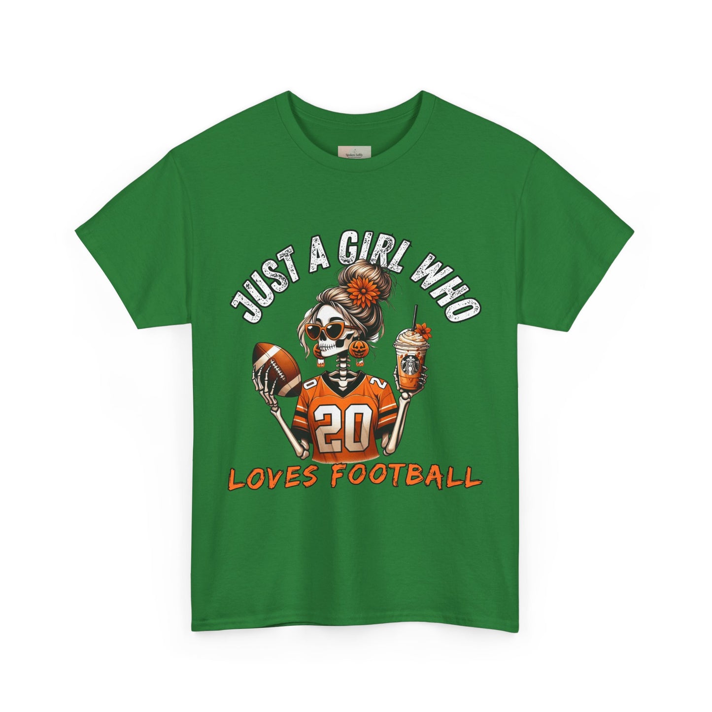 Just a Girl Who Loves Football Unisex Tee, Casual Sports T-Shirt, Football Fan Gift, Game Day Apparel, Fall Sports Top