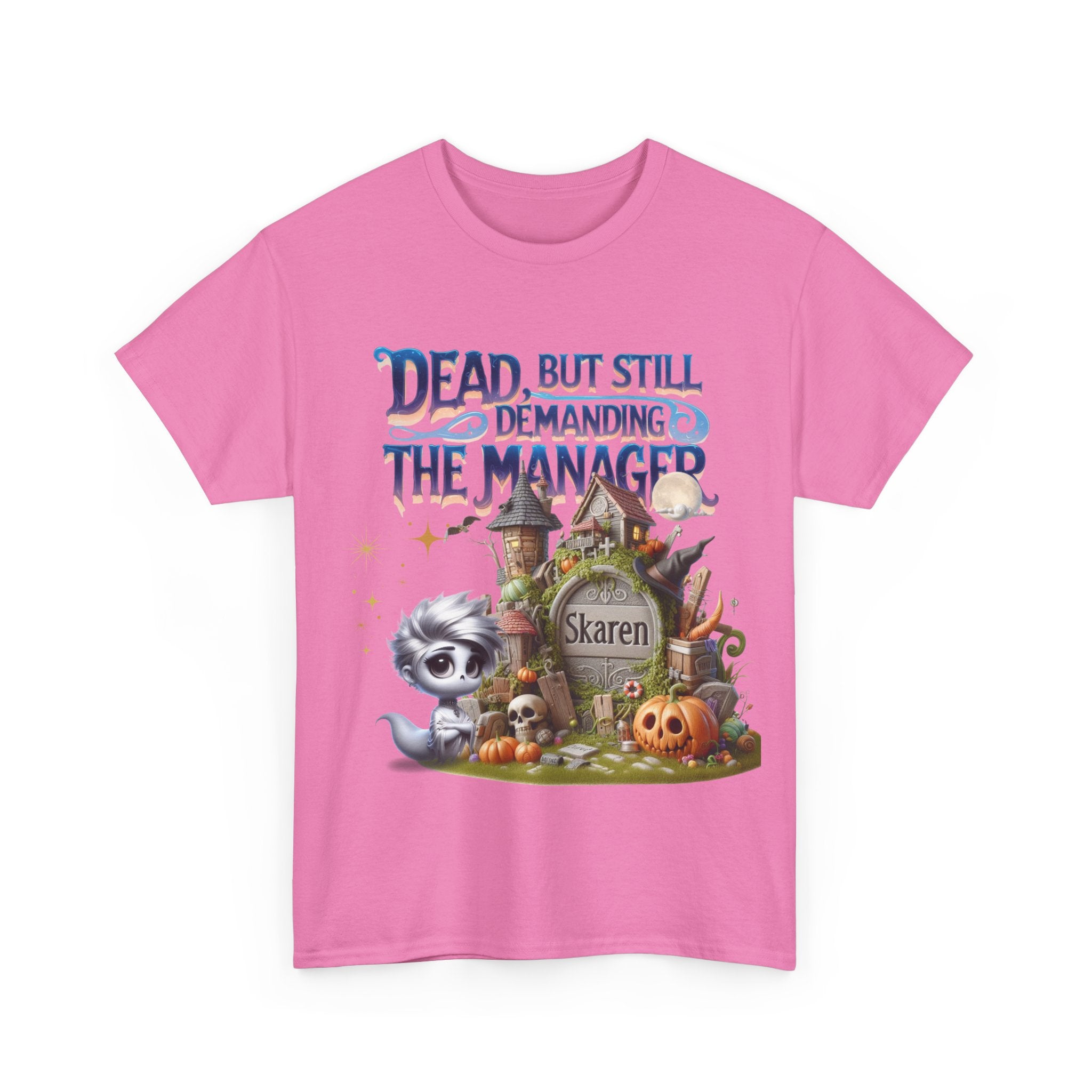 Halloween Demand Manager Tee - Funny Unisex Cotton Shirt, Gift for Karen Lovers, Spooky Season Apparel, Party T-Shirt, Humor Top