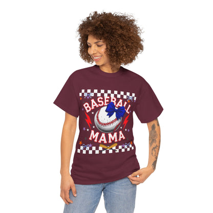 Baseball Mama Tee - Perfect for Sports Moms, Birthday Gift, Game Day Top, Summer Style, Casual Wear, Team Spirit