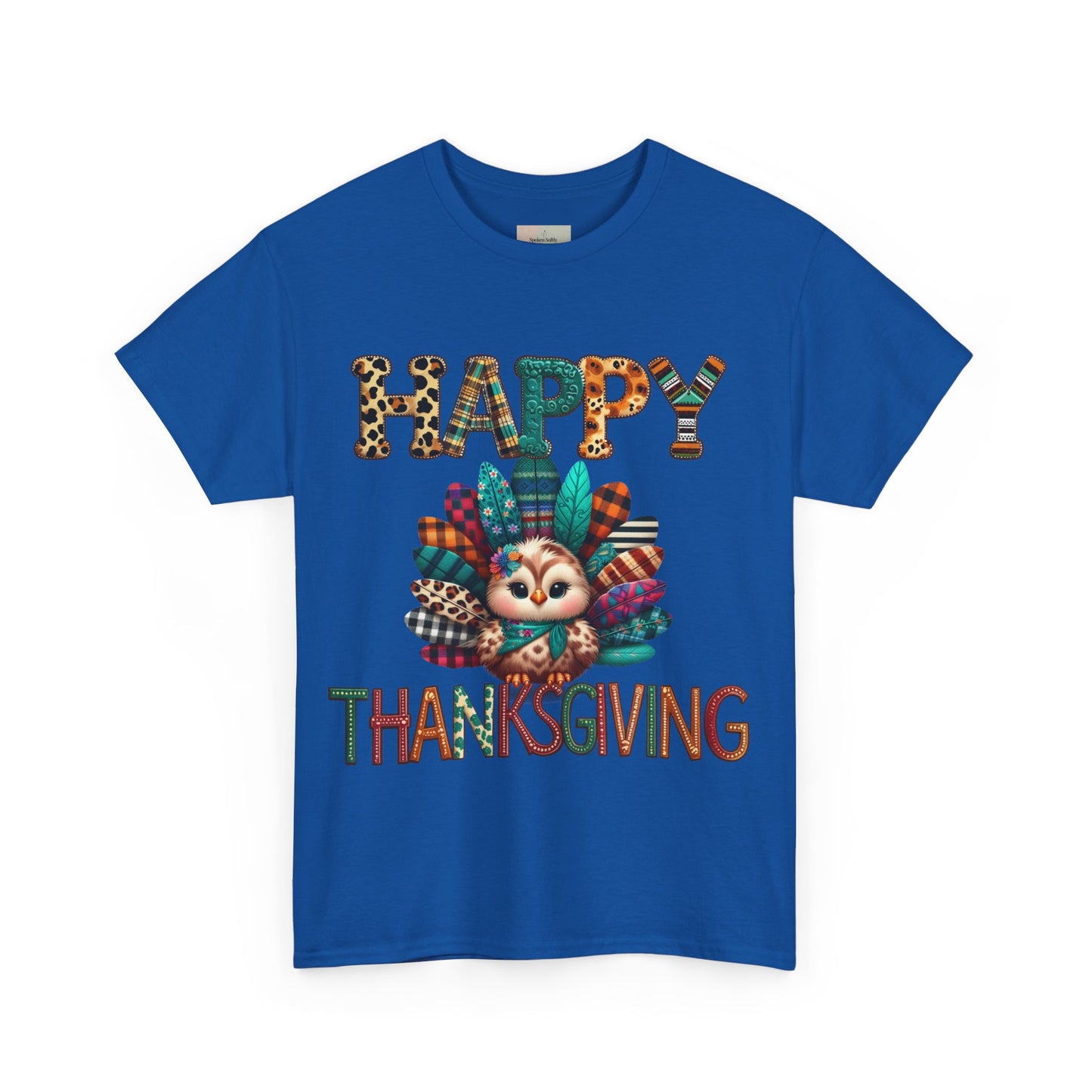 Thanksgiving Turkey T-Shirt, Unisex Heavy Cotton Tee for Fall, Family Gatherings, Holiday Celebrations, Cute Graphic Tee, Turkey Day Shirt