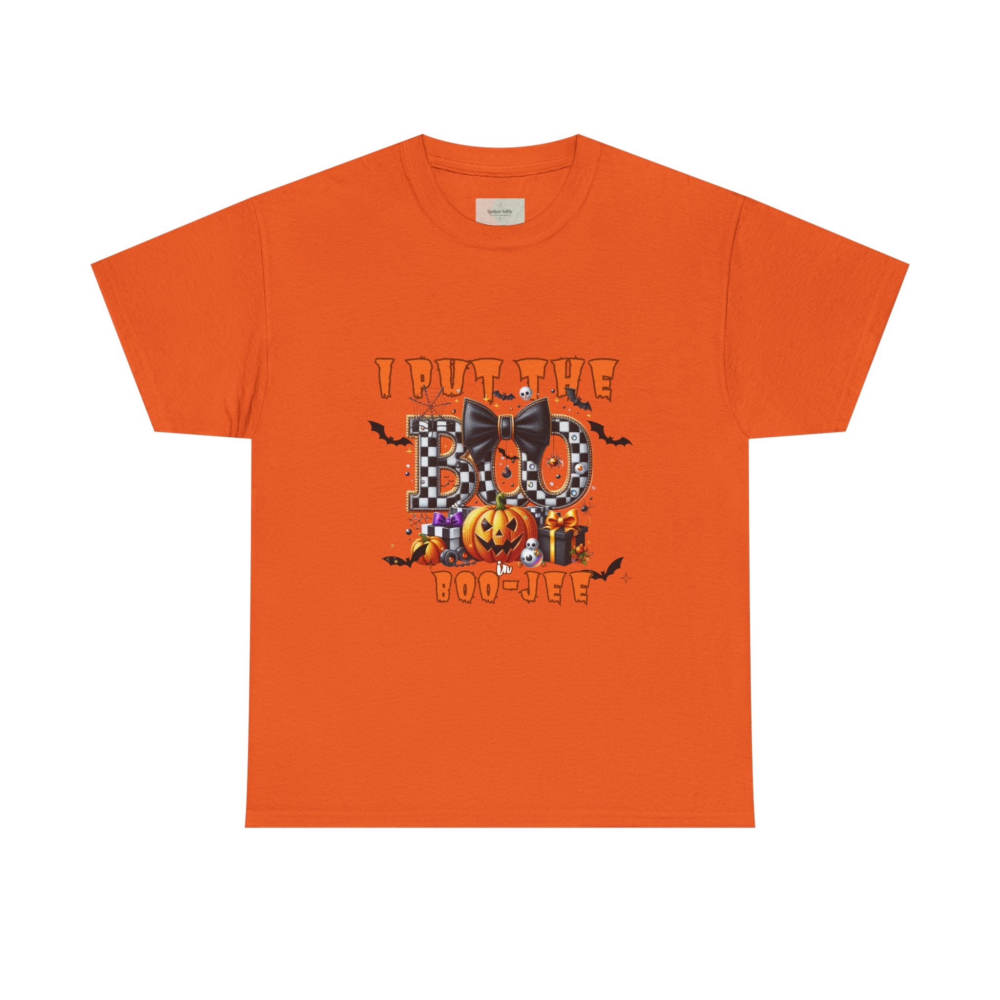 Halloween Themed Unisex Tee - I Put The Boo In Boo-Jew, Cute Funny Halloween T-Shirt, Spooky Season Apparel, Halloween Party Wear, [...]