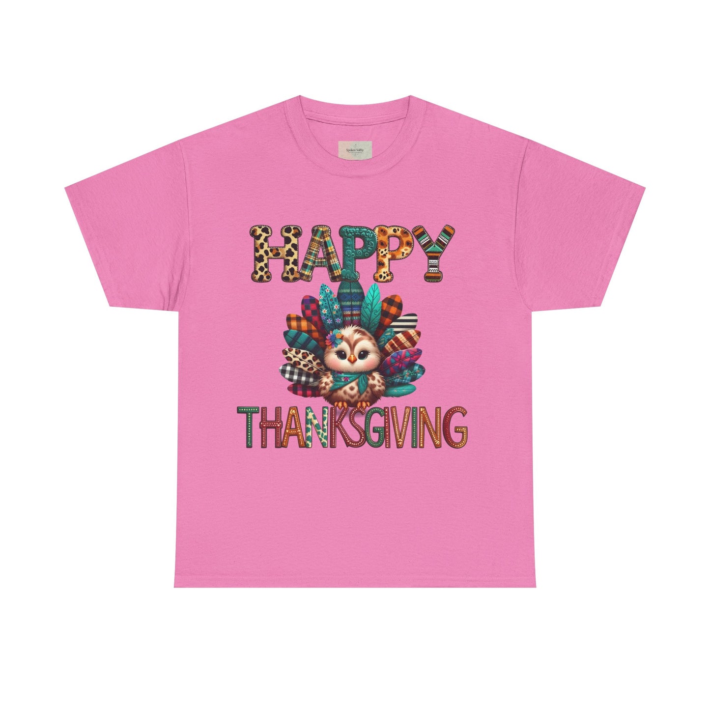 Thanksgiving Turkey T-Shirt, Unisex Heavy Cotton Tee for Fall, Family Gatherings, Holiday Celebrations, Cute Graphic Tee, Turkey Day Shirt