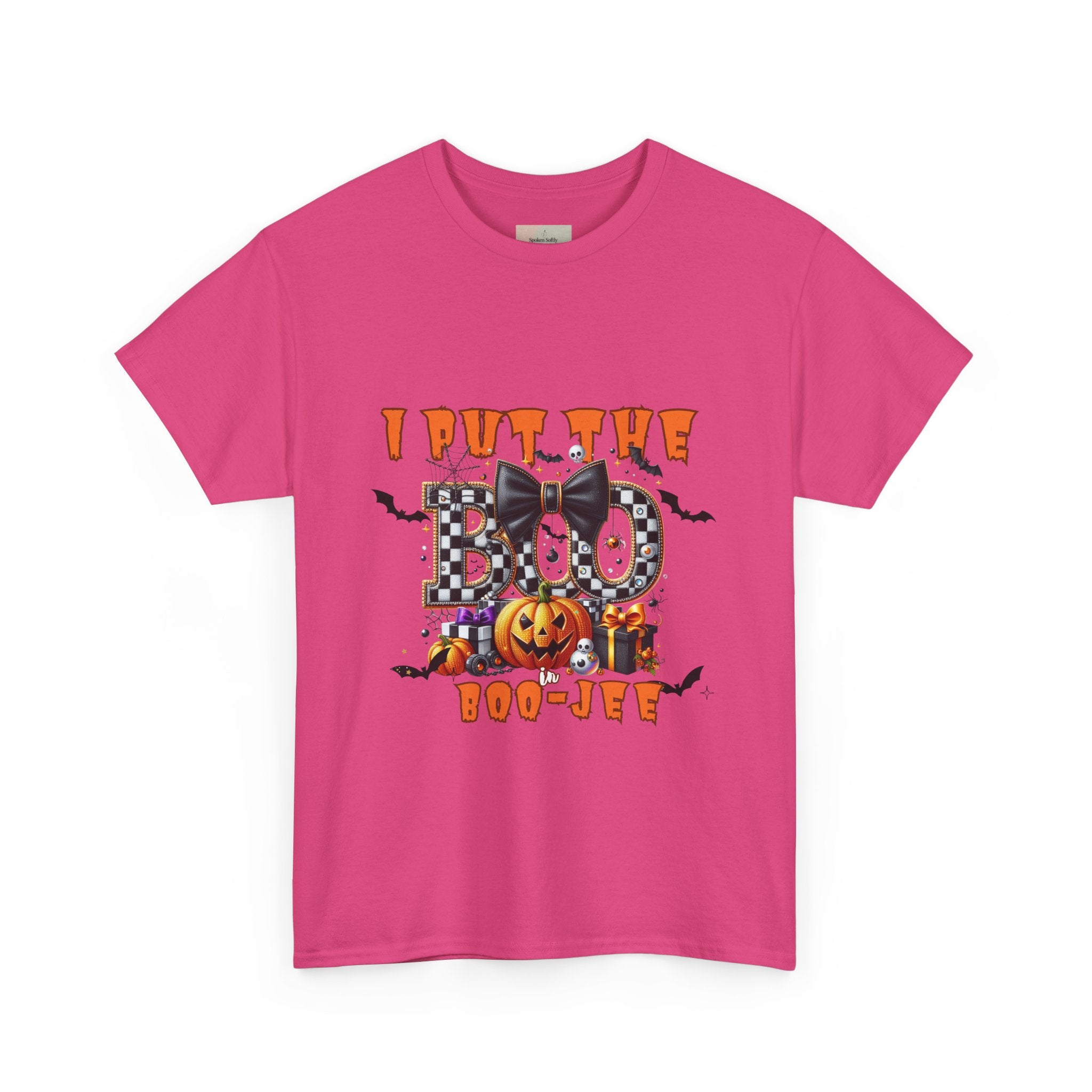 Halloween Themed Unisex Tee - I Put The Boo In Boo-Jew, Cute Funny Halloween T-Shirt, Spooky Season Apparel, Halloween Party Wear, [...]