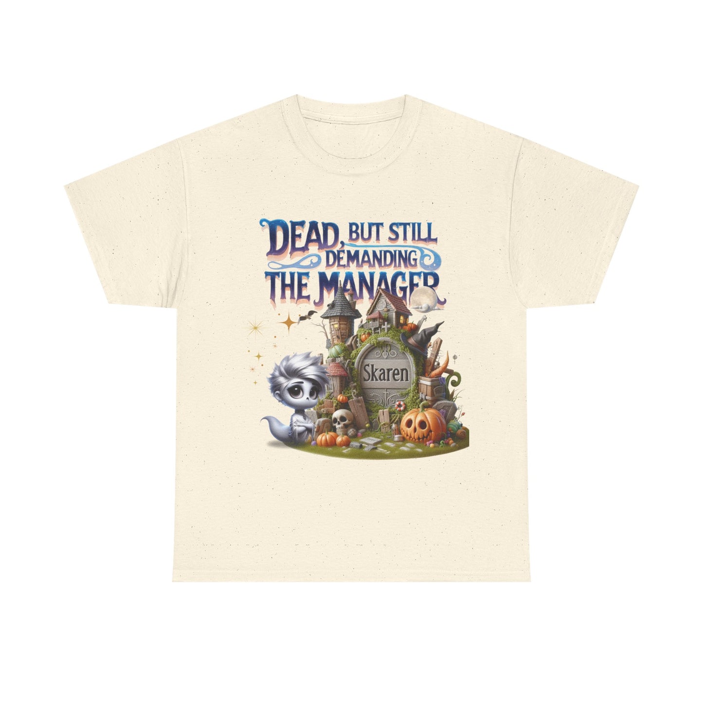 Halloween Demand Manager Tee - Funny Unisex Cotton Shirt, Gift for Karen Lovers, Spooky Season Apparel, Party T-Shirt, Humor Top