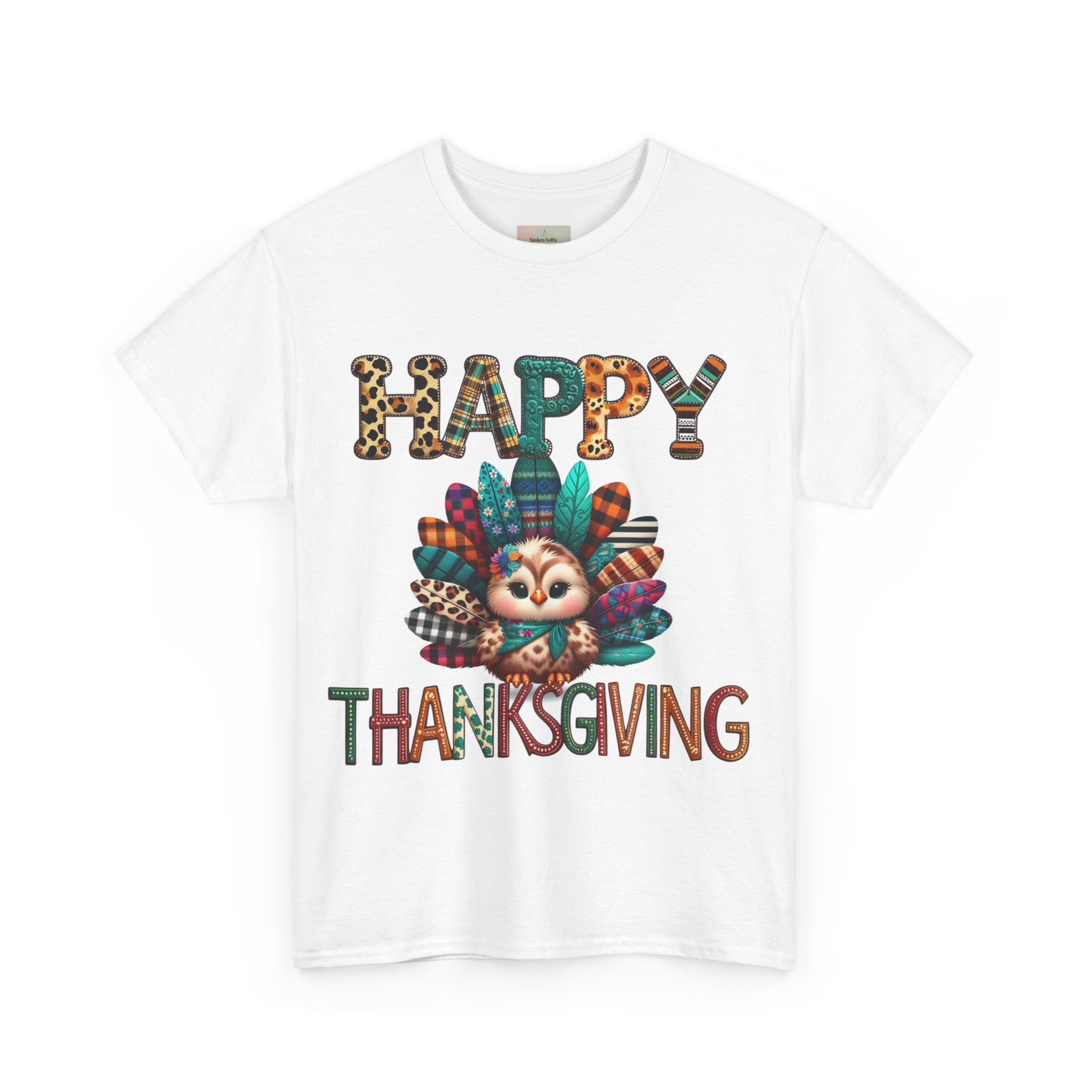 Thanksgiving Turkey T-Shirt, Unisex Heavy Cotton Tee for Fall, Family Gatherings, Holiday Celebrations, Cute Graphic Tee, Turkey Day Shirt