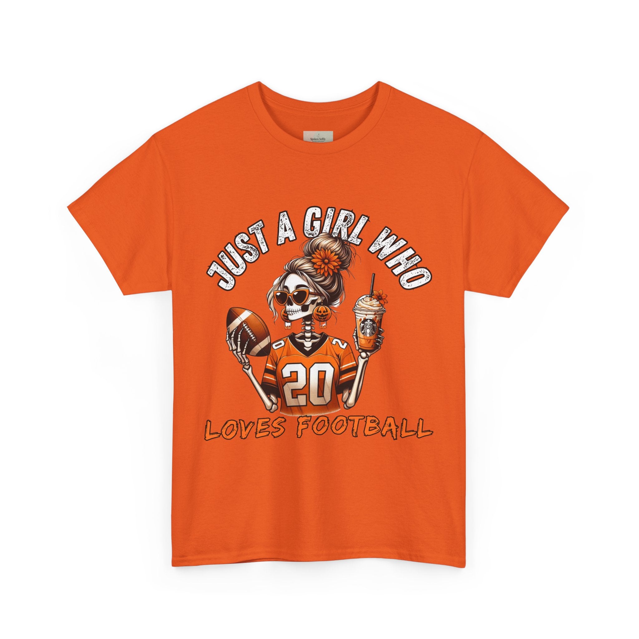 Just a Girl Who Loves Football Unisex Tee, Casual Sports T-Shirt, Football Fan Gift, Game Day Apparel, Fall Sports Top