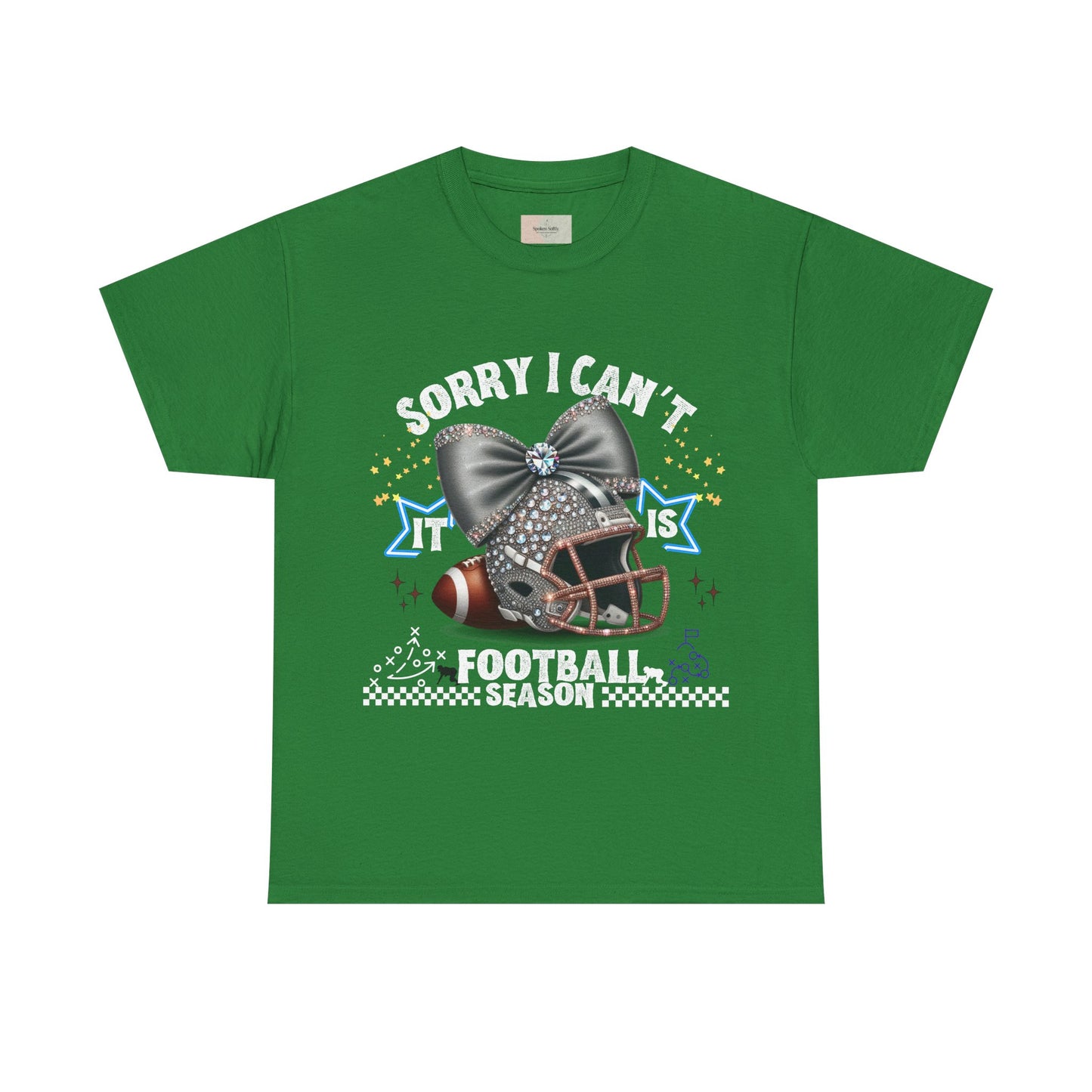 Football Season Bling Tee, Funny Football T-Shirt, Fall Sports Shirt, Unisex Graphic Tee, Gift for Sports Fans